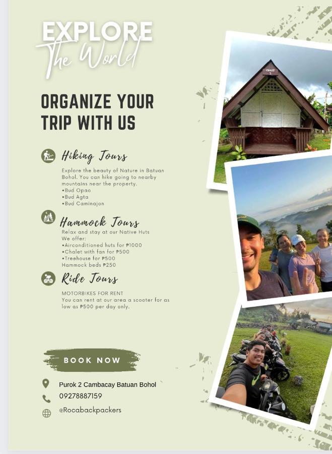 Roca'S Homestay Backpackers Chalet Batuan Exterior foto